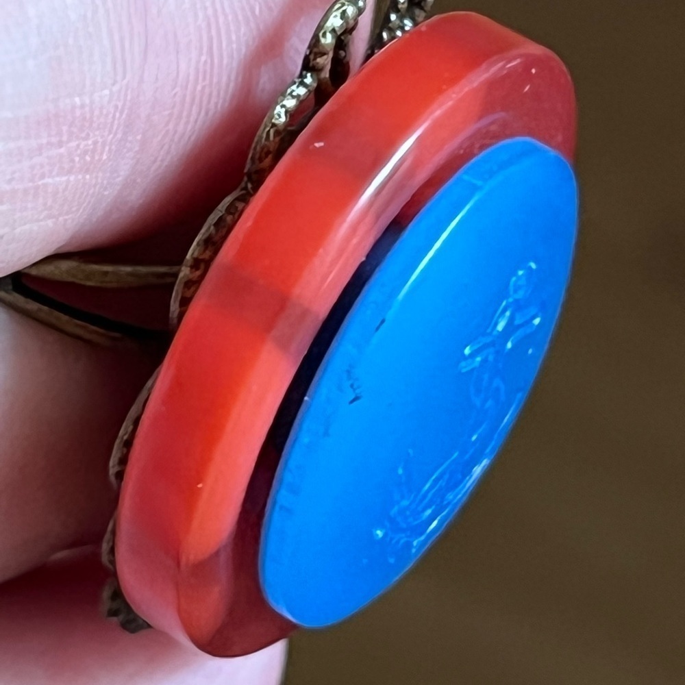 Nautical button ring - Repurposed eco-friendly​​​ - Picture 4 of 8
